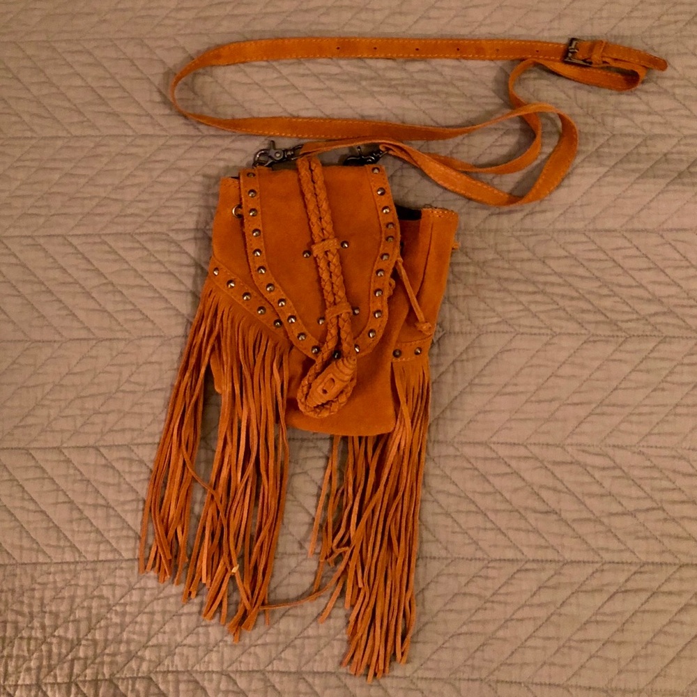 Leather Crossbody Medicine Bag